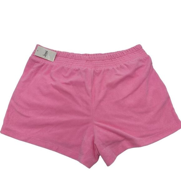 Jenni Plush Shorts with Ruched Waist for Women, Color Pink, - Picture 3 of 11